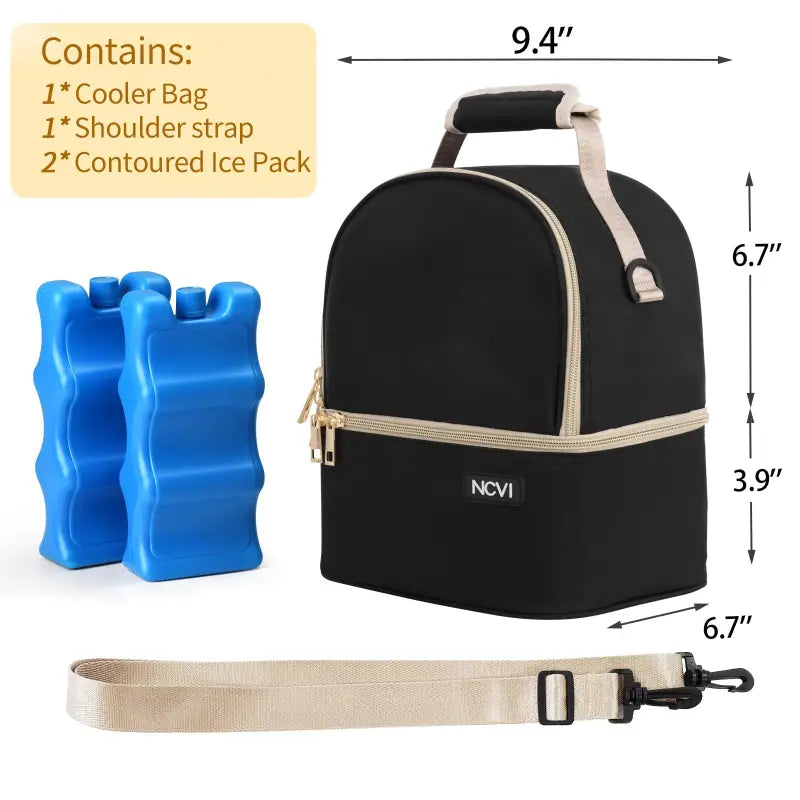 Backpack cooler with ice pack