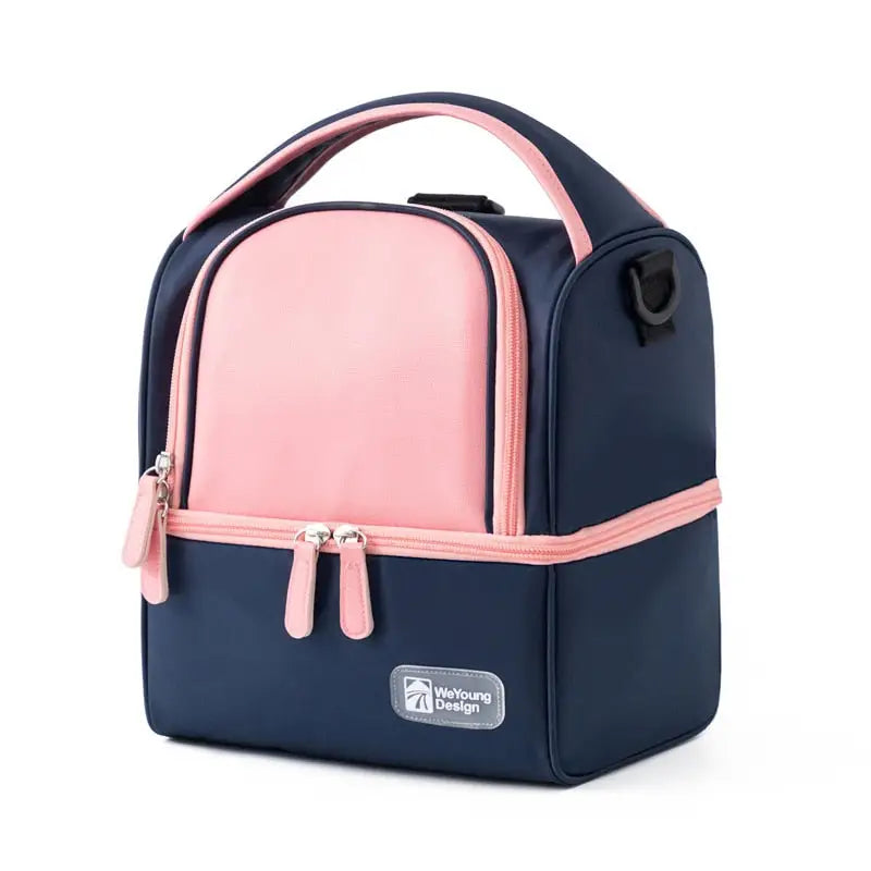 Beach Backpack Cooler - Pink Blue