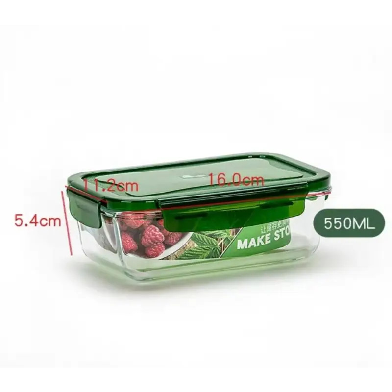 Bento Box Glass - 550ml green