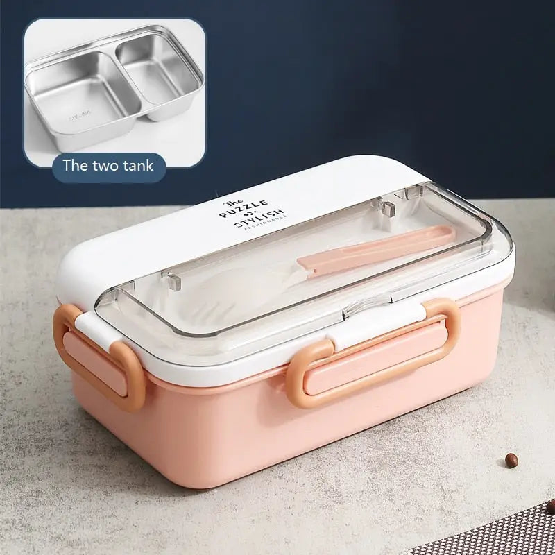 Bento Box Stainless - Pink