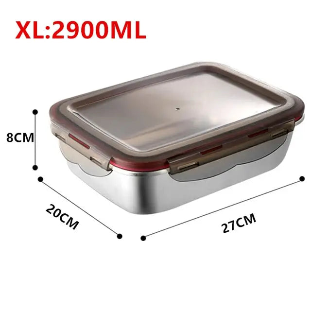 Bento Lunch Containers - 2900ml