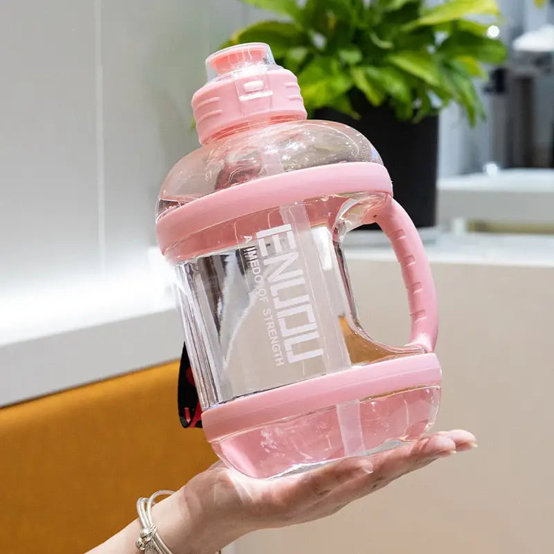 Big Sports Water Bottle - Pink