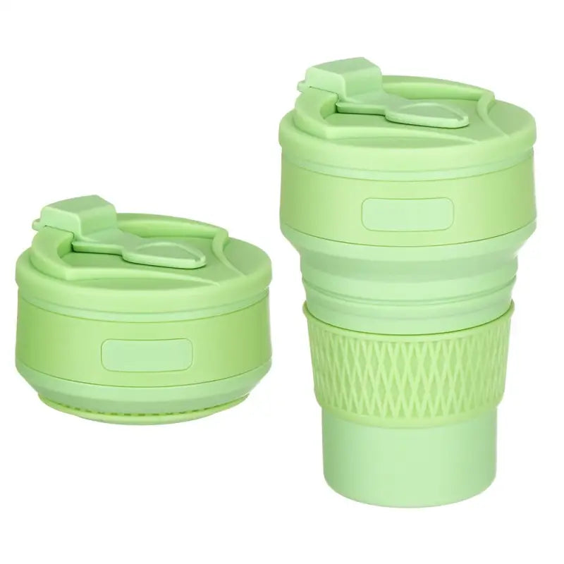 Collapsible Cup Water Bottle - Green