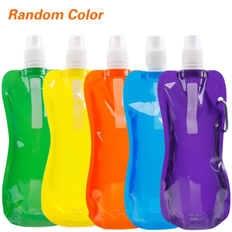 Collapsible Folding Water Bottle - 1pc / Random Color