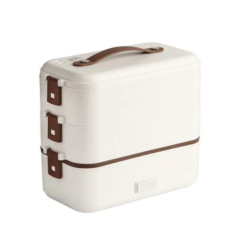 Cool Lunchbox - White-3 layer /