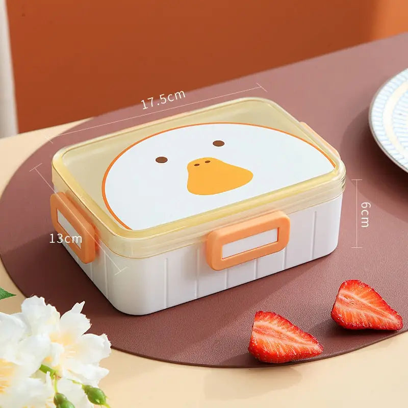 Cute Lunchbox - 600ml Yellow