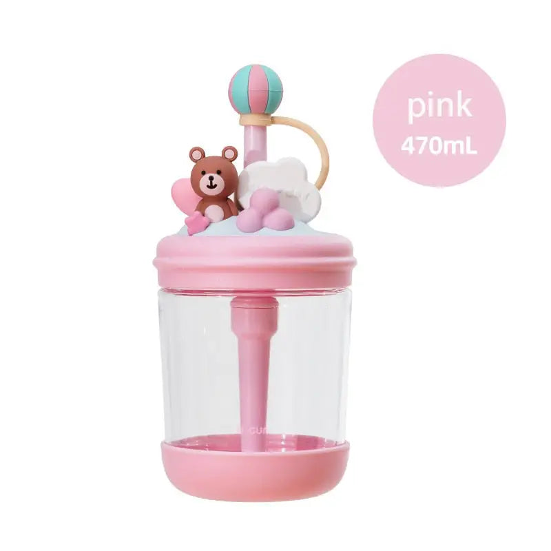 Cute Portable Kids Water Bottle - United States / Without