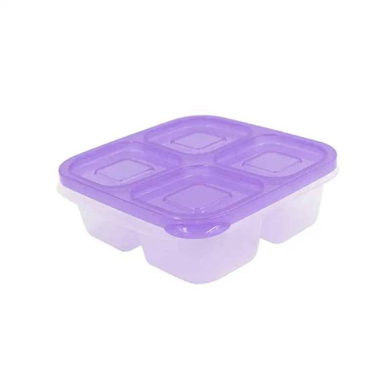 Divided Snack Containers - Plum