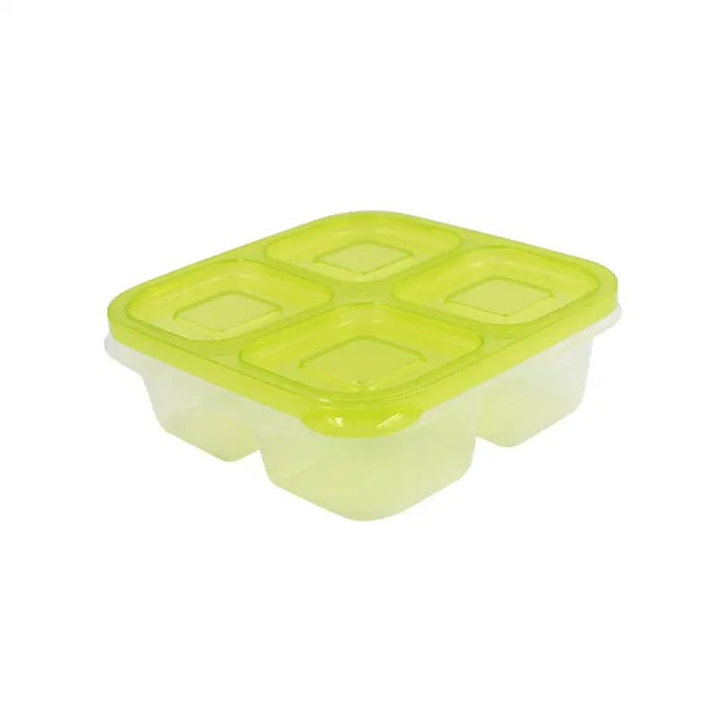 Divided Snack Containers - Yellow
