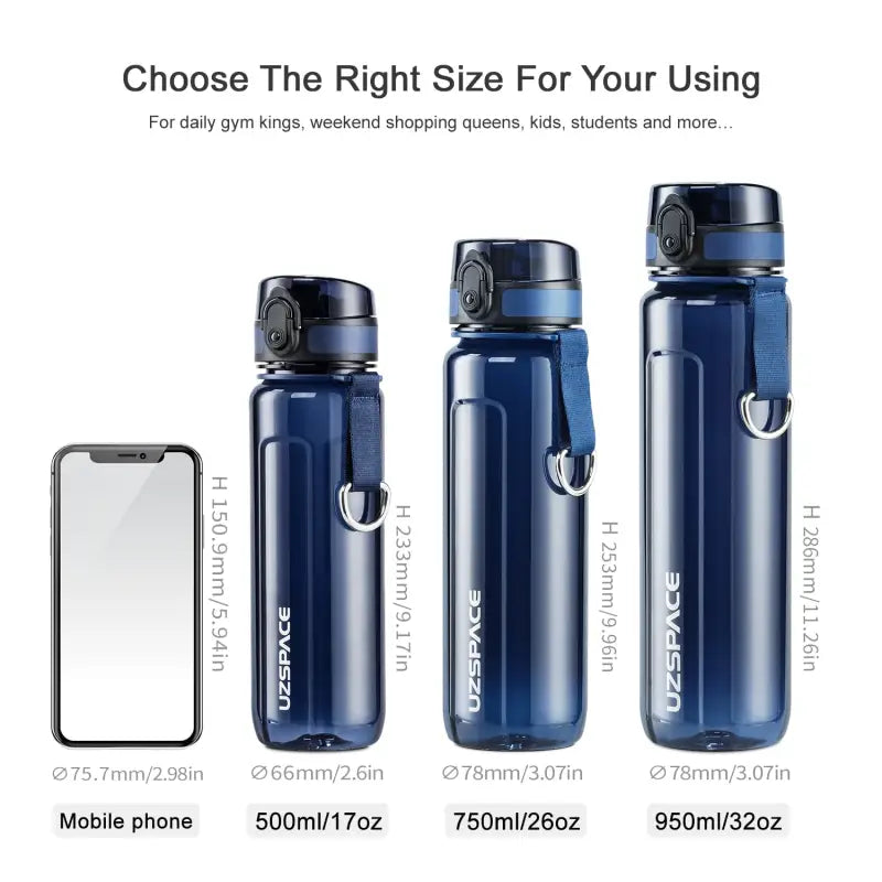Eco-Friendly Plastic Sports Water Bottle