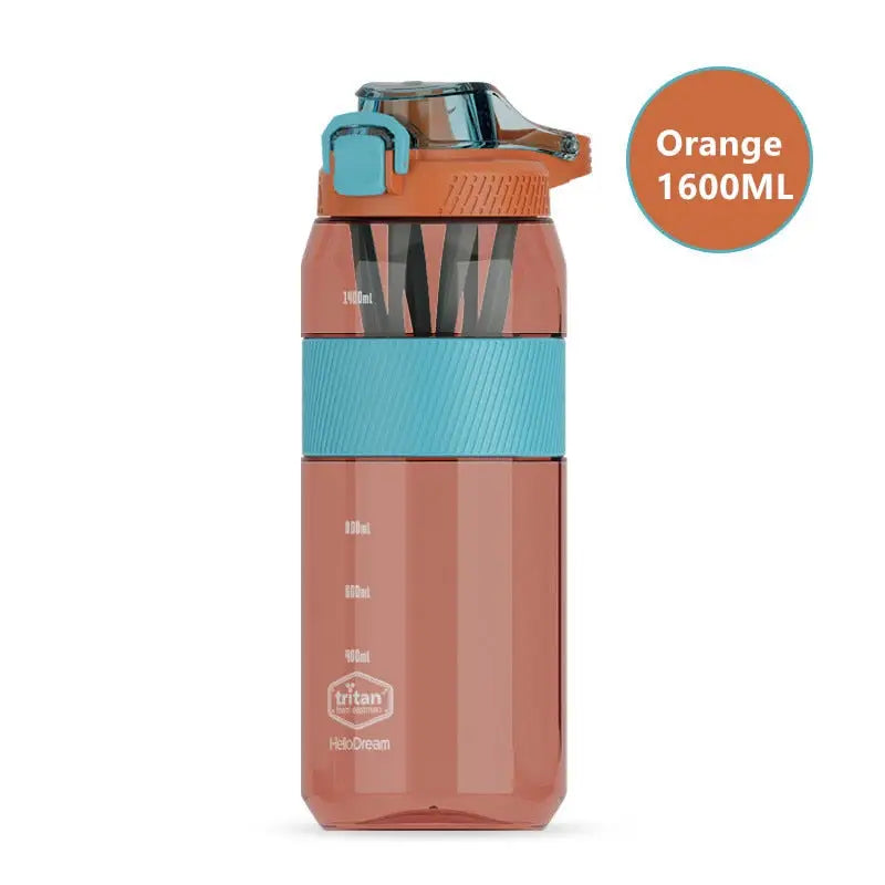 Eco-Friendly Sports Water Bottle - 1600ml Orange