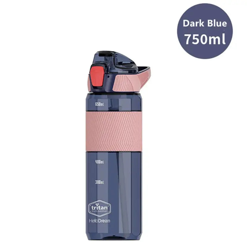 Eco-Friendly Sports Water Bottle - 750ml Dark Blue