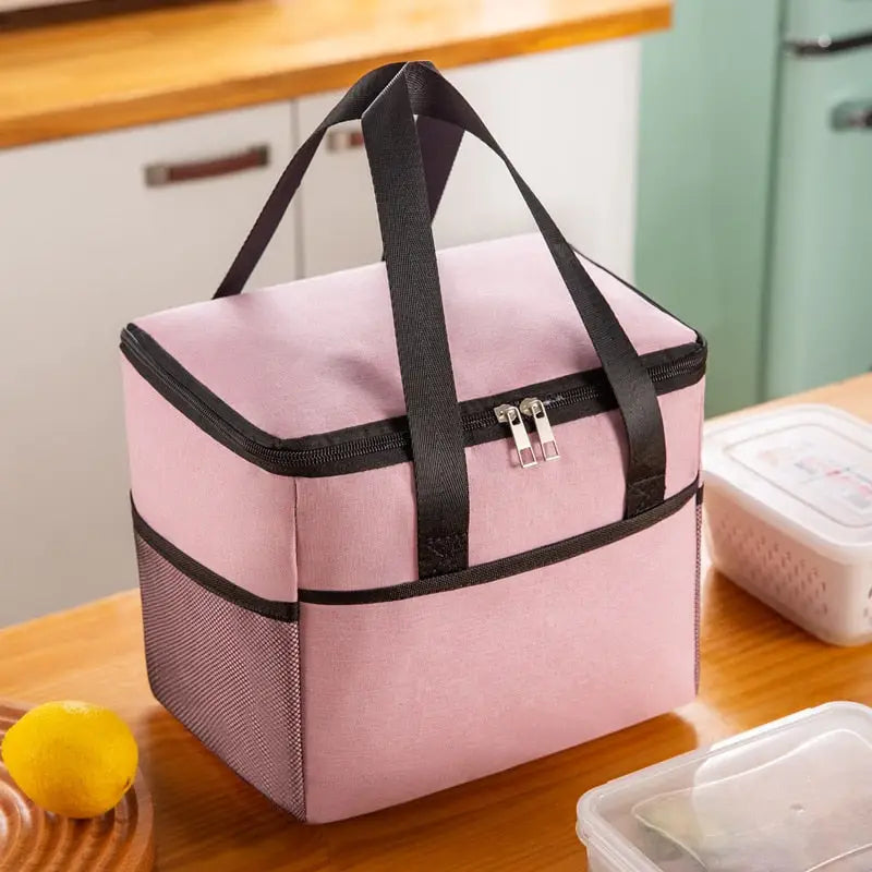 Food Carrier Bags - Pink