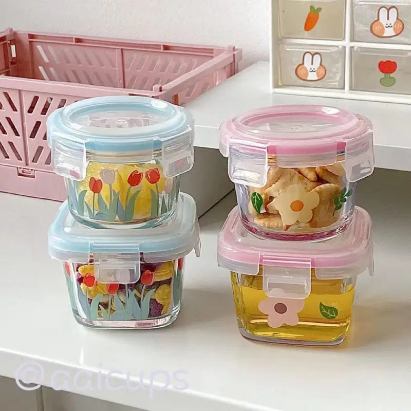 Glass Snack Containers