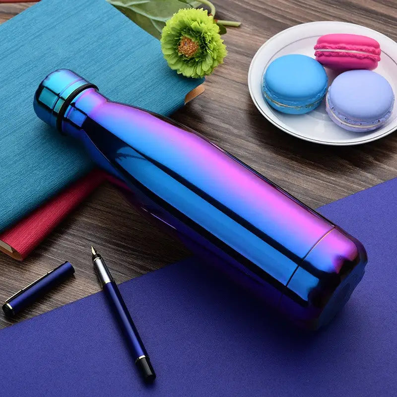 Glossy Stainless Steel Water Bottle