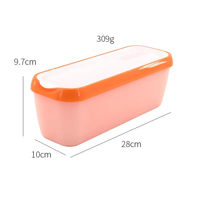 Ice Cream Snack Containers - Orange