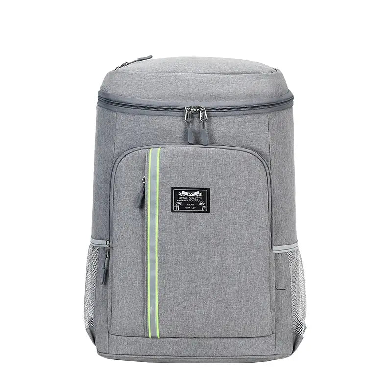 Insulated backpack cooler for work - Grey