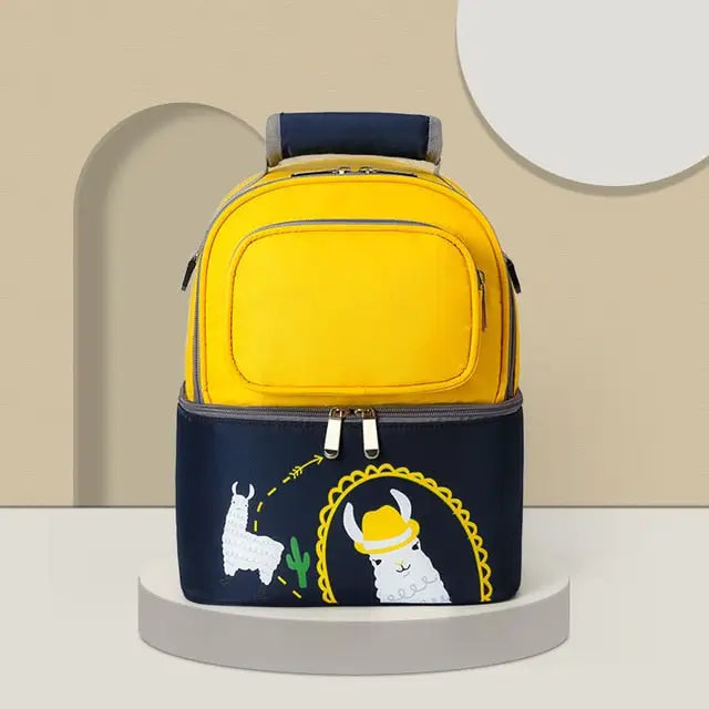 Insulated Backpack For School - Yellow