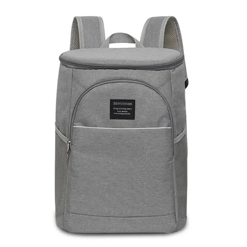 Insulated Backpack Lunch Bag - Grey