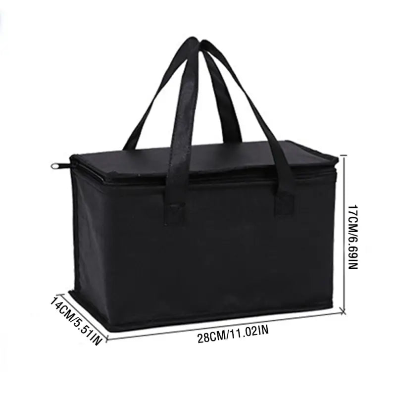 Insulated Picnic Bags - Black Large