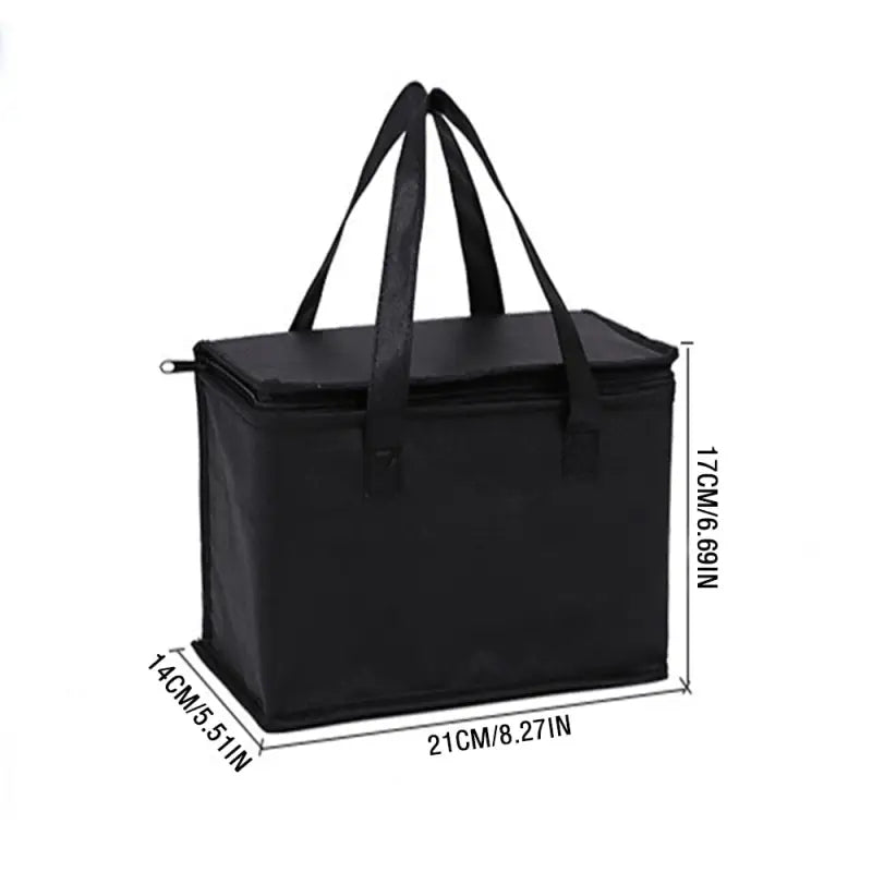 Insulated Picnic Bags - Black Small