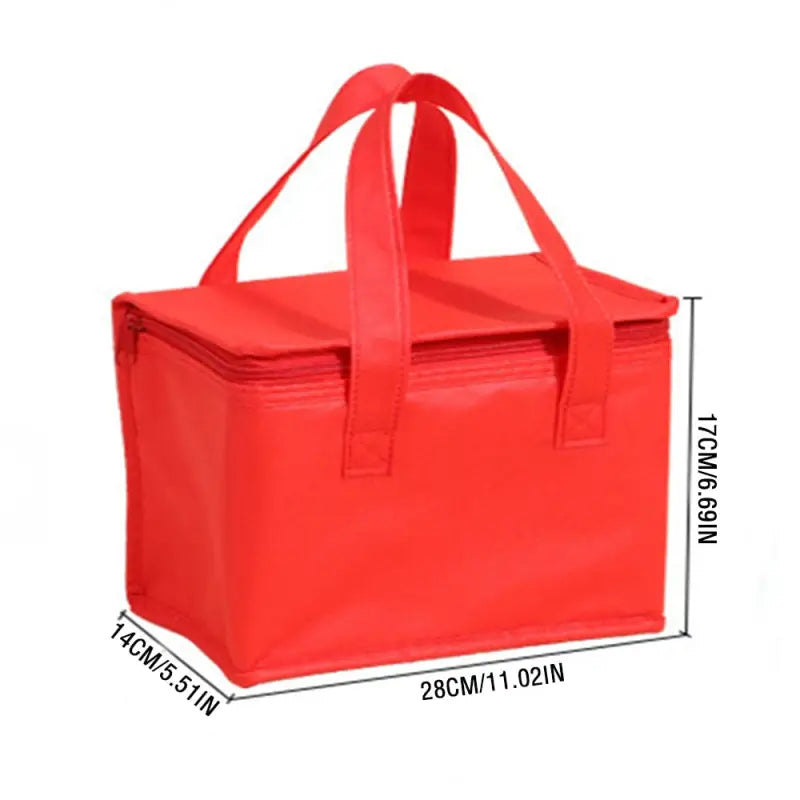 Insulated Picnic Bags - Red Large