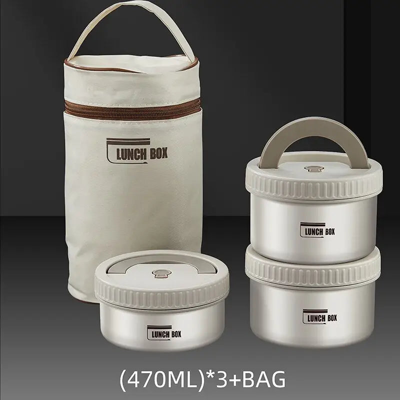 Insulated Snack Containers - 470ml x 3 bag