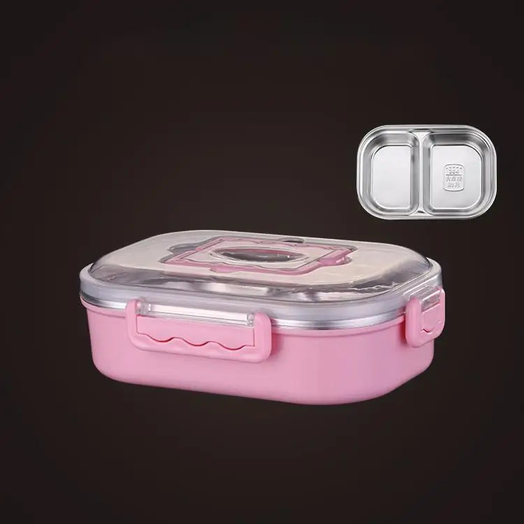 Japanese Bento Lunch Box - Single Layer Pink