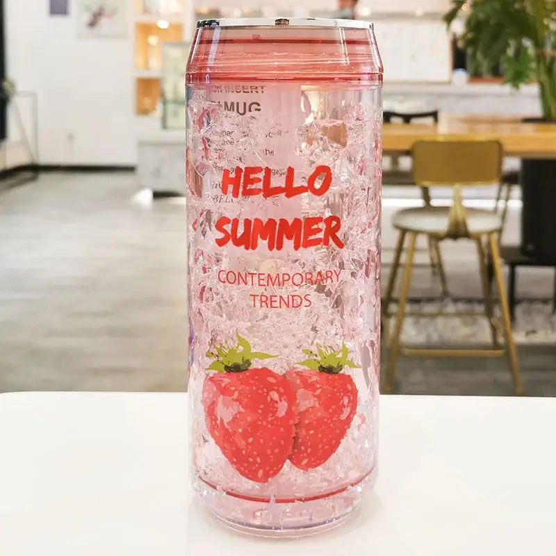 Kids Can Water Bottle - 350ml / Red