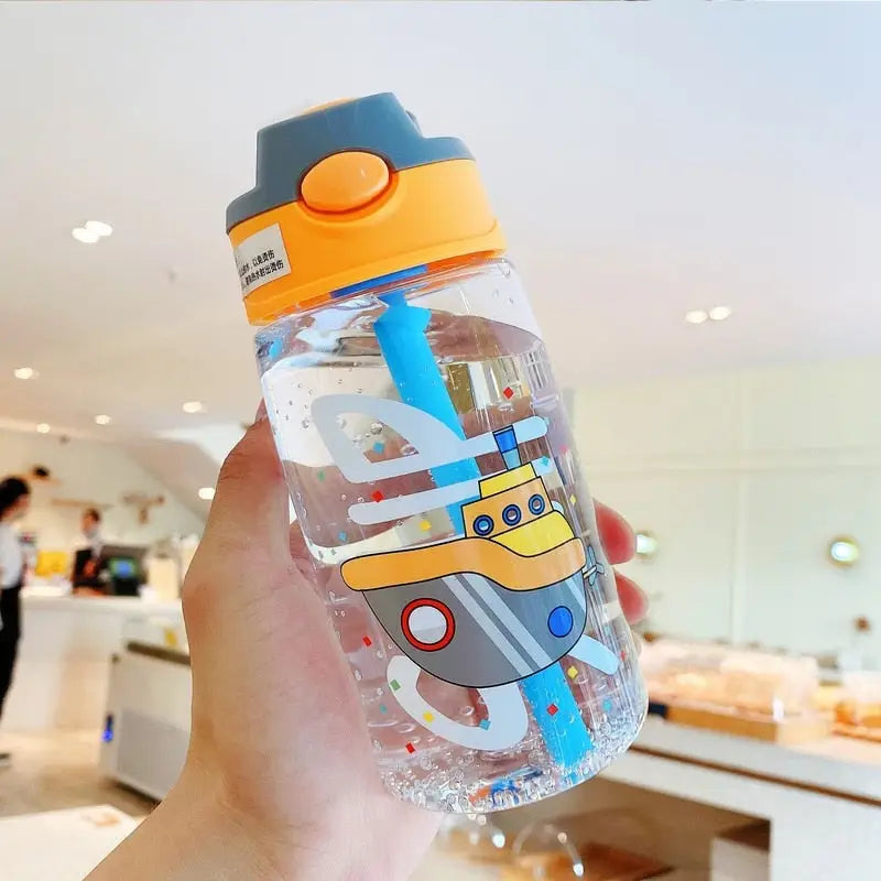 Kids Leak-proof Water Bottle - Gray