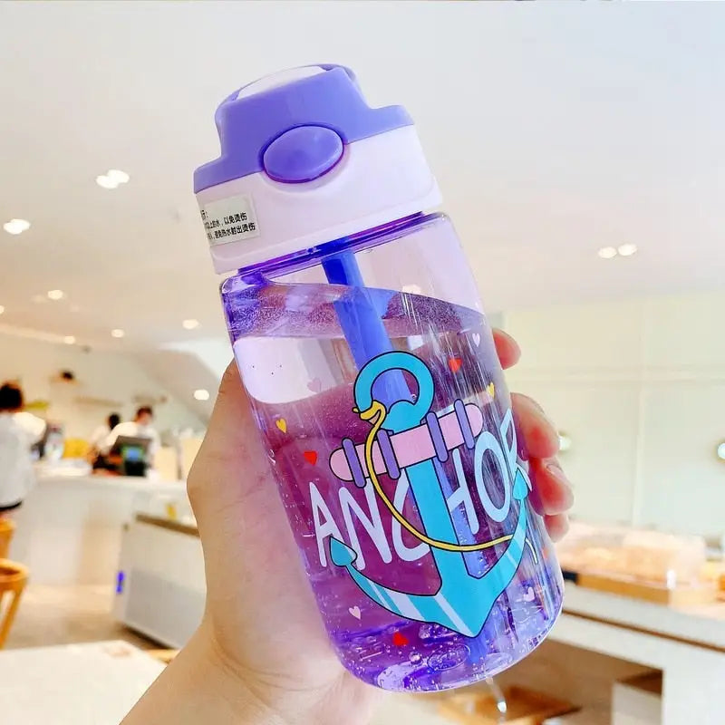 Kids Leak-proof Water Bottle - Purple