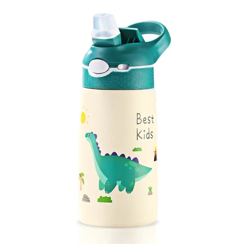 Kids School Stainless Steel Water Bottle - Dinosaur / 400ml