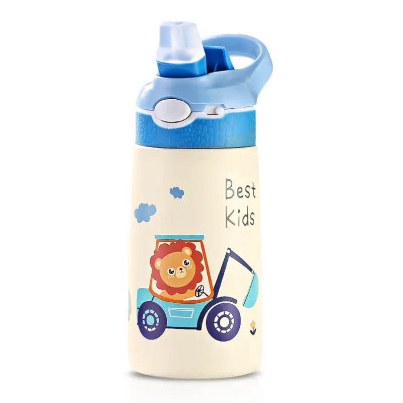 Kids School Stainless Steel Water Bottle - Lion / 400ml