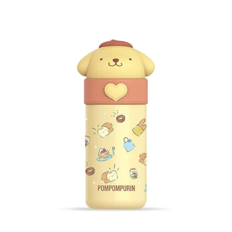 Kuromi Kids Water Bottle - Pompom Purin