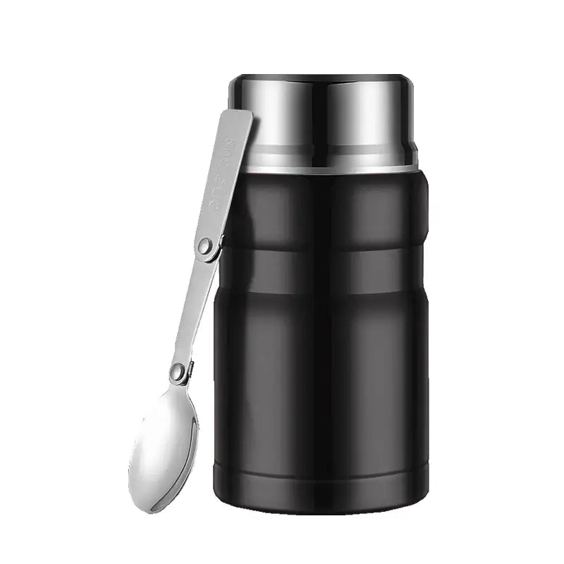 Large Soup Thermos - 750ml / Black