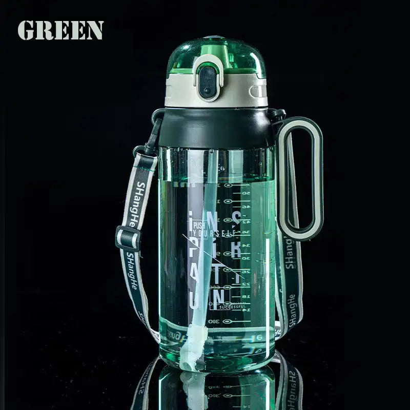 Large Sports Water Bottle - China / 1600ml / Green