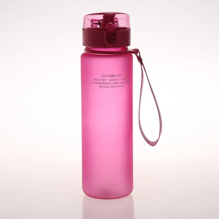 Leak-proof Sealed Sports Water Bottle - 560ml / Pink