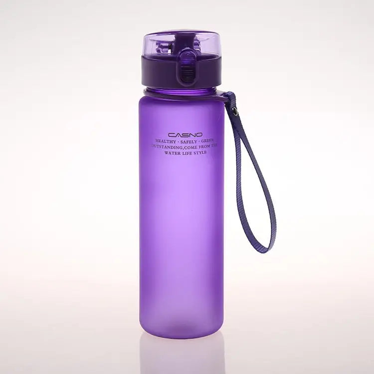 Leak-proof Sealed Sports Water Bottle - 560ml / Purple