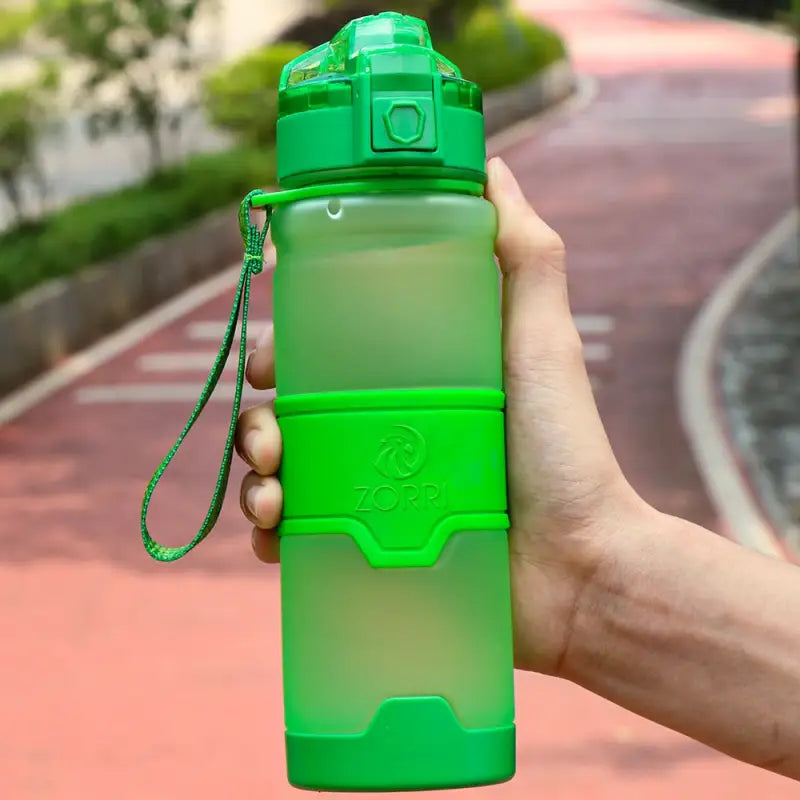 Leakproof Gym Sports Water Bottle - 400ml / Green