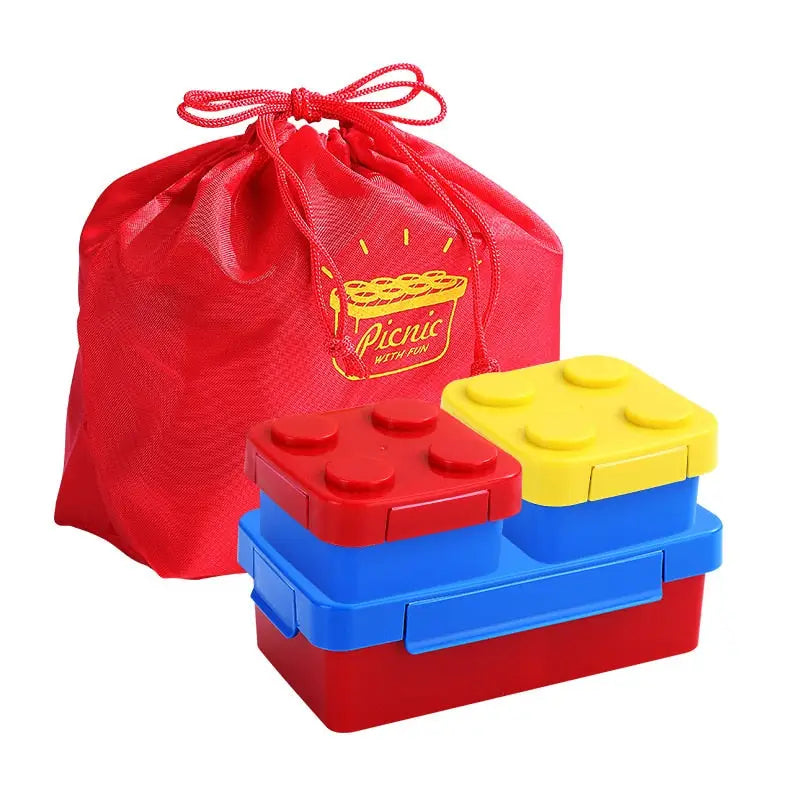 Lego Lunchbox - Red With Bag