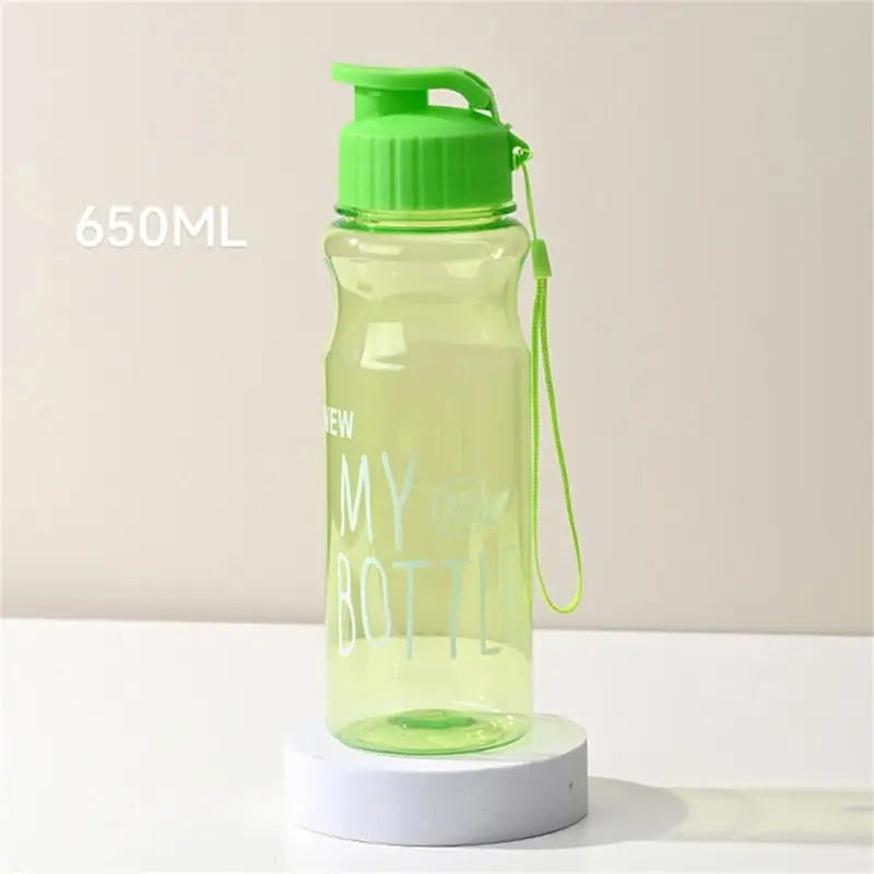 Lightweight Sports Water Bottle - 650ml / Green