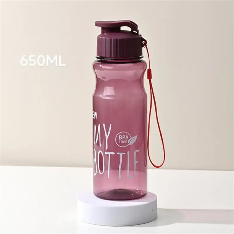 Lightweight Sports Water Bottle - 650ml / Rosewood Purple