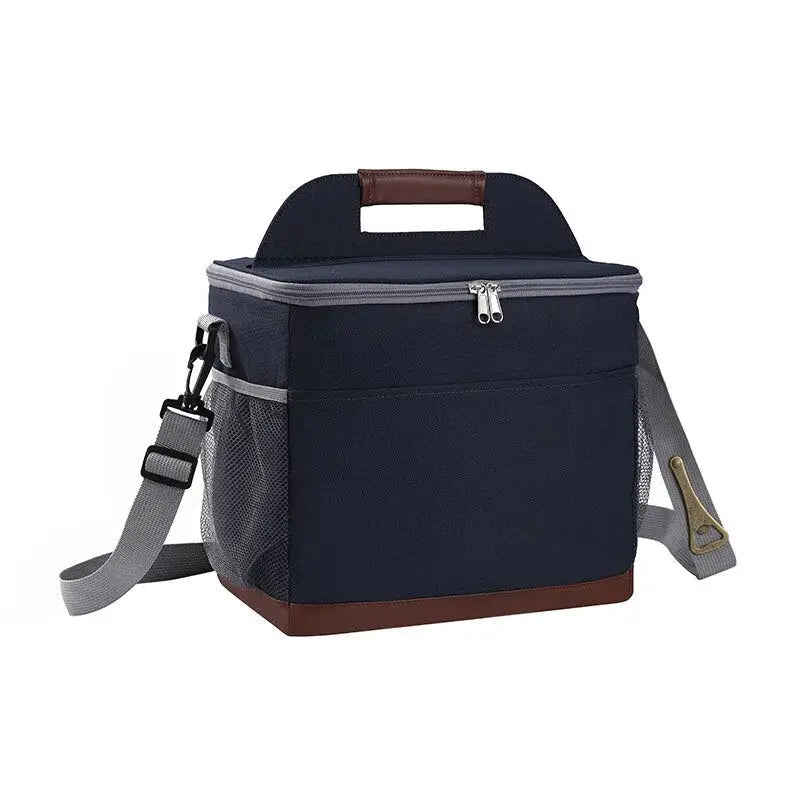 Lunch Bags for College - L 16L-Navy blue