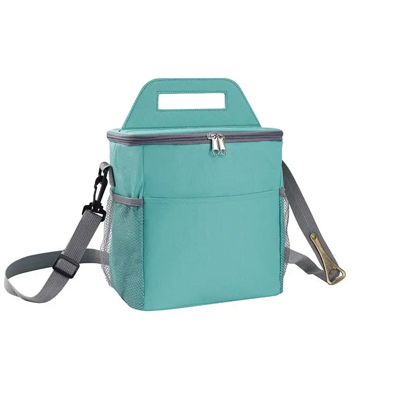 Lunch Bags for College - S 9L -Turquoise