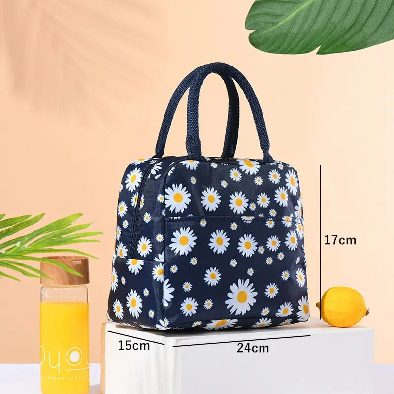 Lunch Bags for Girls - Navy Blue