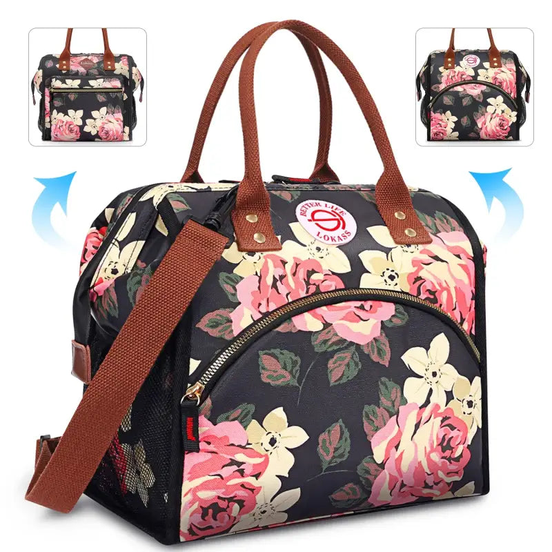 Lunch Bags for Nurses - Peony