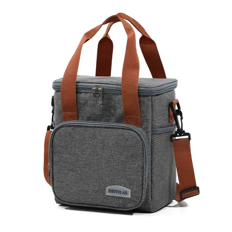 Lunch Bags for Picnics - Single Layer Gray