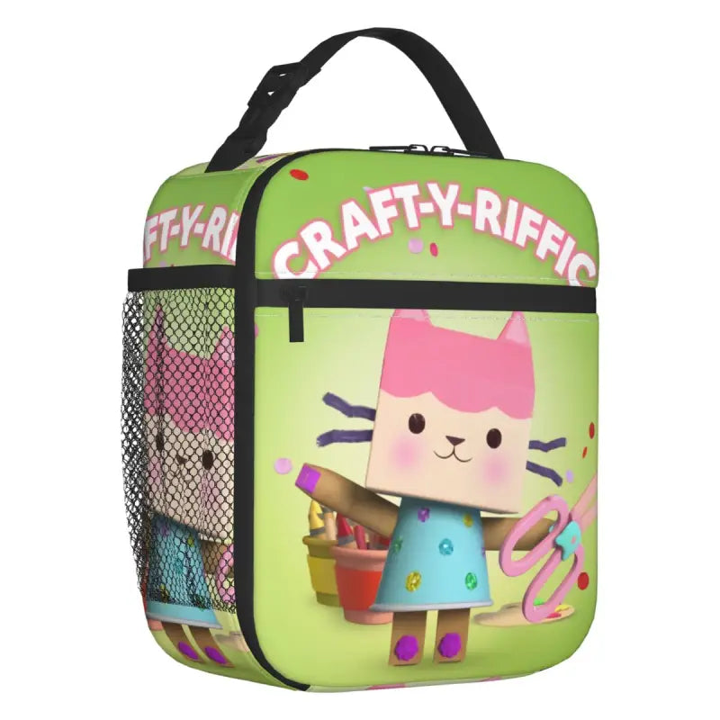 Lunch Bags for Preschool - Green / 26x21x11cm