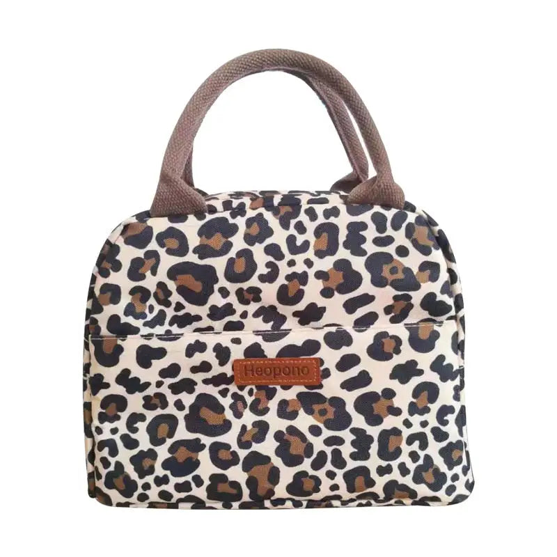 Lunch Bags for Teachers - Leopard Print