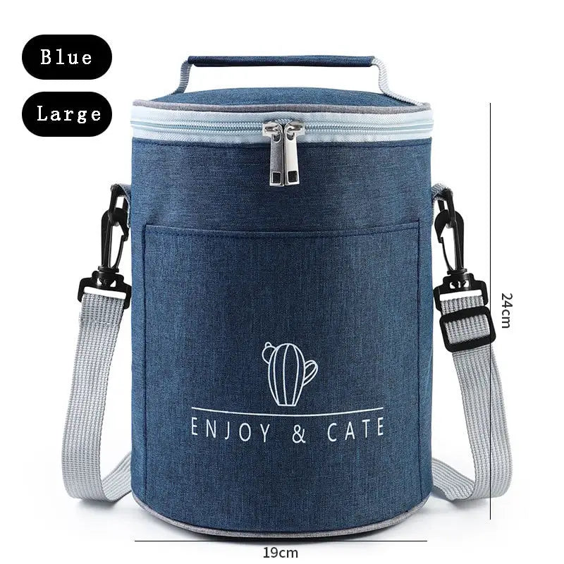 Lunch Bags for Travel - Blue-L